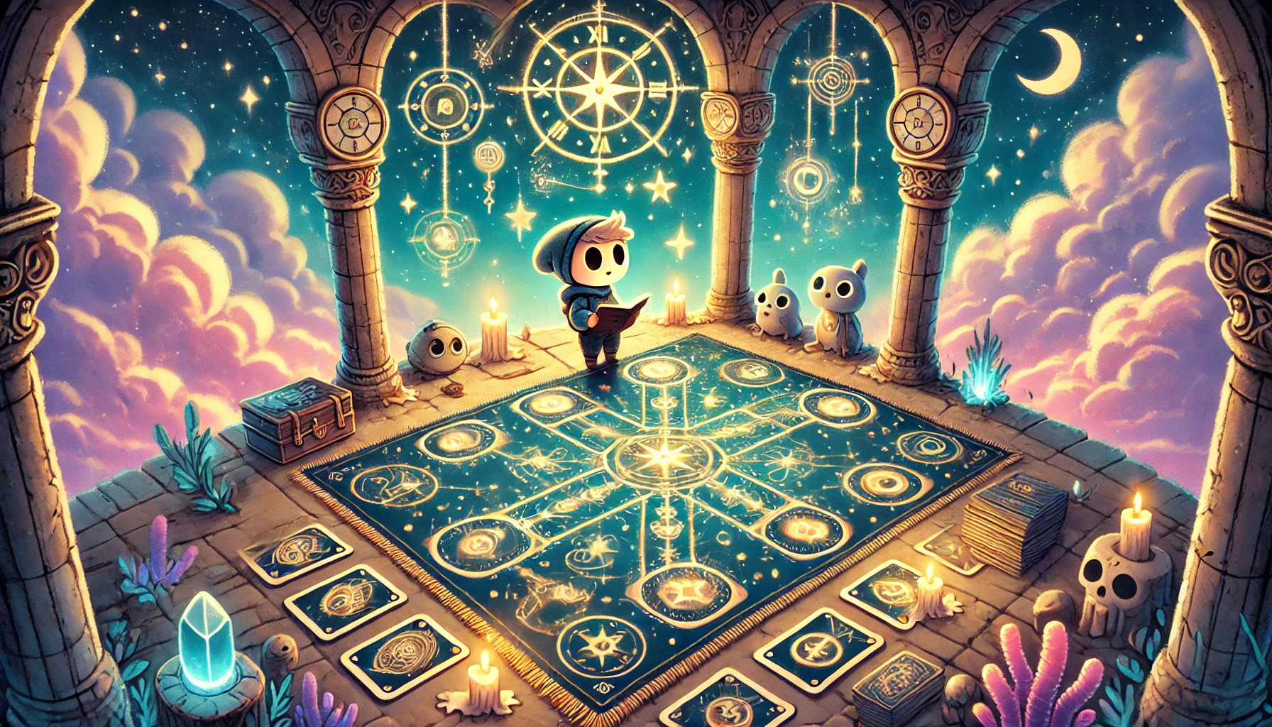 Kelt Haçı tarot açılımının 10 kartlık dizilimi